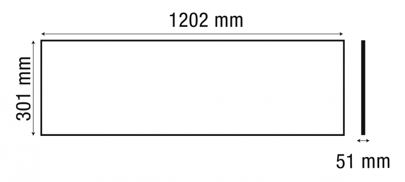 Vignette 3 produit Ref : SIKF003 | Kit Sailli pour dalle 1200x300 LED