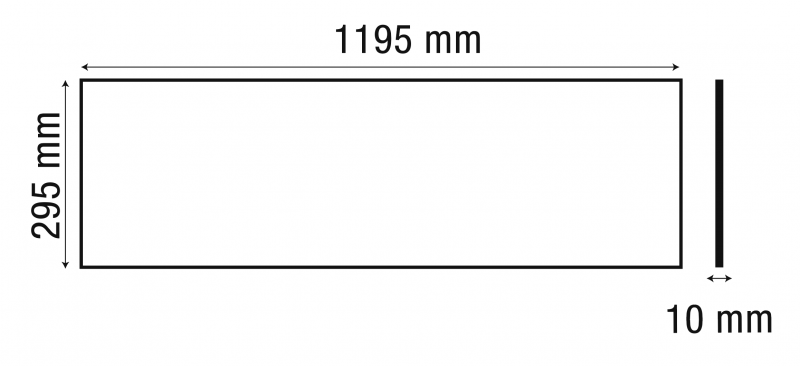 Vignette 3 produit Ref : SIPL30120BC01 | Dalle, PANNEAU led 30x120 32W 3000K