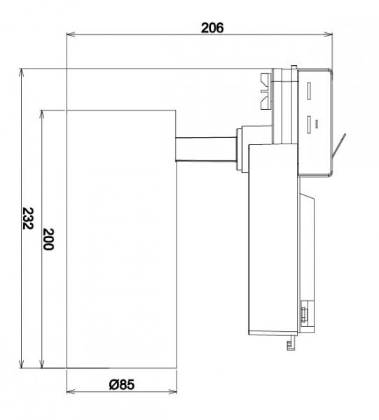 Vignette 3 produit Ref : SPR35BL | SPOT SUR RAIL (3 ALLUM) 35W CHANGEMENT DE COUL B LED