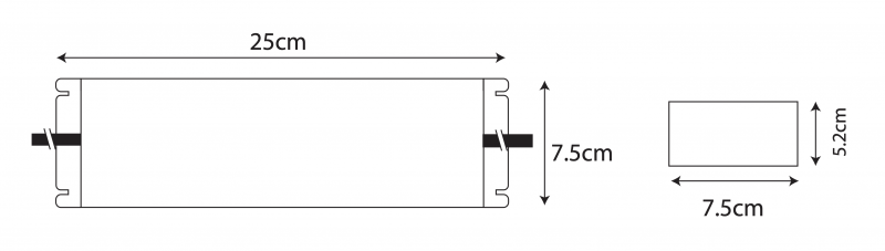 Vignette 3 produit Ref : XYPS-300-24-1250 | Alimentation 24VDC IP65 300W LED