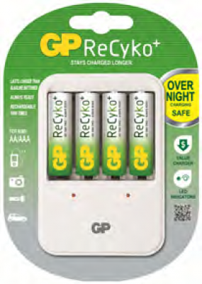 IN HOUSE LED Chargeur recyko pb420 + 4 aa recyko 202179