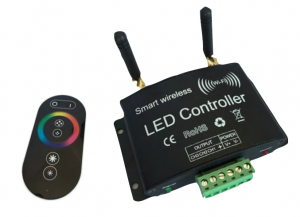 IN HOUSE LED Controleur rgb led cde + wifi (livre avec telecommande multifonctions) pour strip led. ruban  GL10131