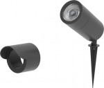 IN HOUSE LED 4000k - 24w spot piquet led noir - ip67 exterieur - 220v  - ik6 EN244NR