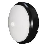 IN HOUSE LED Hublot led 12w rond-noir- detecteur infra rouge HUB-RD-N-DETEC