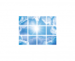 IN HOUSE LED Dalle led decorative livre avec driver VIS-SKY-A-43P