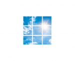 IN HOUSE LED Dalle led decorative livre avec driver VIS-SKY-B-33P