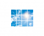 IN HOUSE LED Dalle led decorative livre avec driver VIS-SKY-B-43P