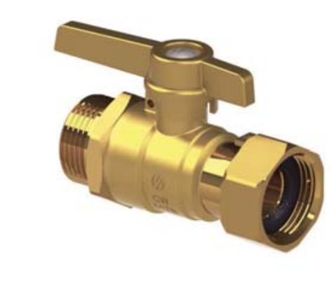 Photo Robinet droit AV/AP Compteur PN16 M-Ecro | Ref : 146010