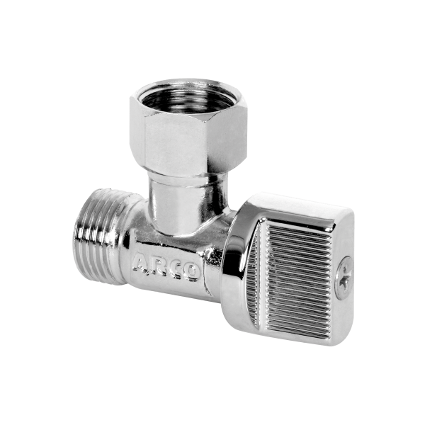 Photo Robinet equerre PN16 M-Ecrou libre Manet | Ref : DE741U