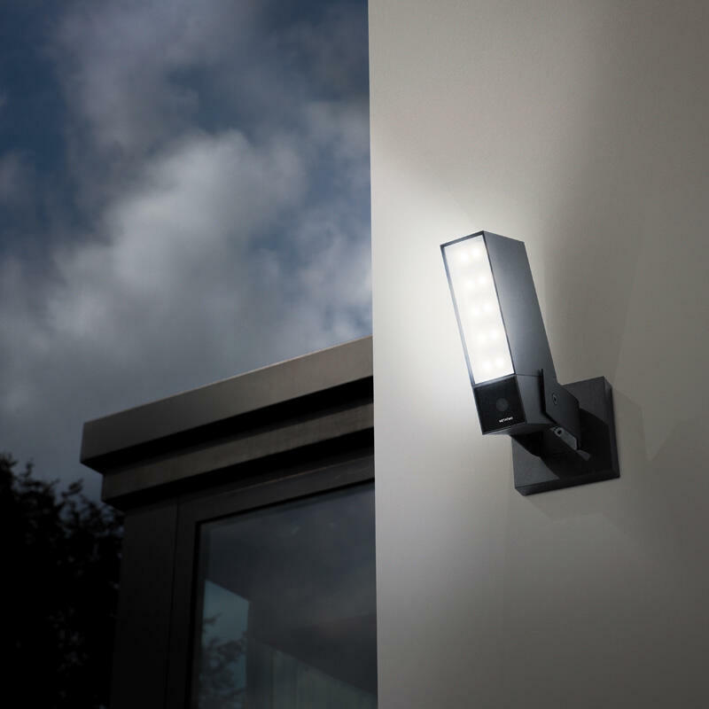 Vignette 2 produit Camra Extrieure Intelligente et connecte Netatmo projecteur LED inclus et alerte sur smartphone - alu/noir | Ref : NOC-PRO