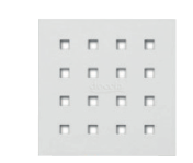 Photo ACCESSOIRES GRILLE  GRILLE CARR BLANCHE (15X15) | Ref : M02750278002