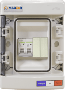 Photo Coffret PV 600VDC 1MPPT 2 String 1 intersectionneur sans parafoudre | Ref : 10612112