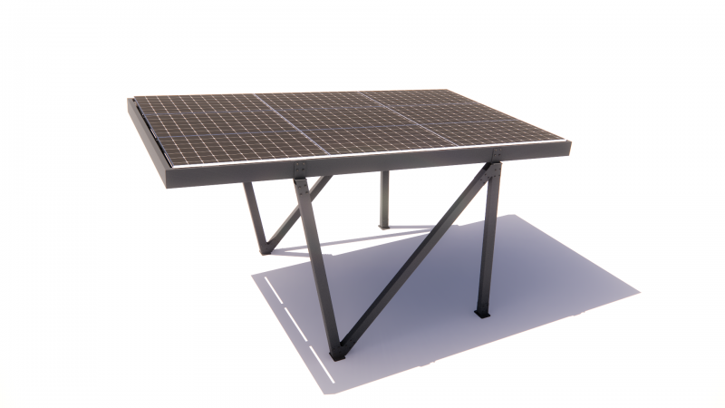 Photo KIT EXT carport 1 place PMR 7016 | Ref : GEN1PMREX7016