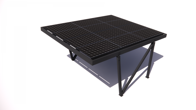 Photo KIT EXT carport 2 places 7016 | Ref : GEN2PEX7016