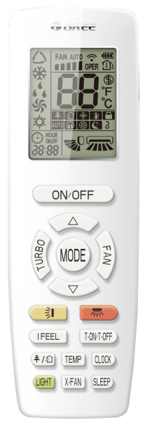 Photo GREE TELECOMMANDE INFRAROUGE YAP1F6 | Ref : 3NGR9036