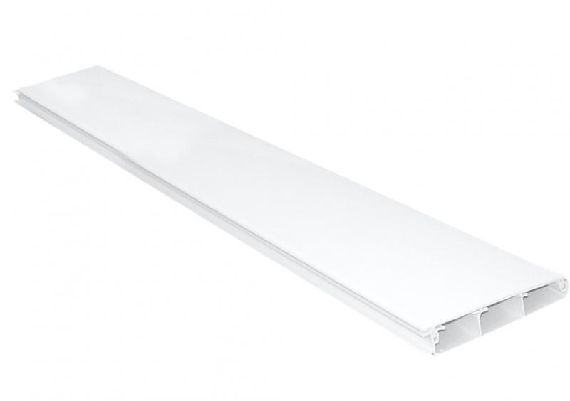 Photo GOULOTTE PLINTHE 110X20 BLANCHE | Ref : 10100 CBR
