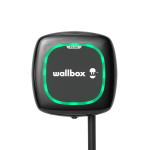 WALLBOX CHARGERS Borne murale de rechargement pulsar plus noire avec cble attach, 22 kwh avec ocpp, cble 5m PLP1-0-2-4-9-002