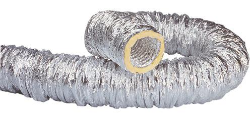 Photo T 200 cmo-p/25 M0/M1 - conduit souple acoust. d200 ep25 - tenue feu M0/M1 | Ref : 524744