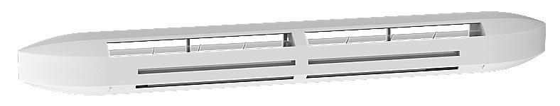 Photo Eh 5/45 - 37 bl - entre d\'air hygrorglable acoustique 5/45 - 37db blanc | Ref : 526512