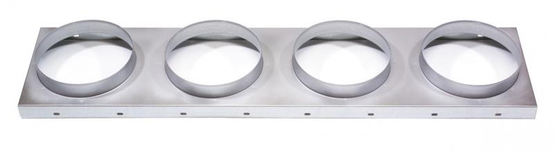 Photo Piquage d200x4 - accessoire pour ensembles climatiseurs gainables gamme lml | Ref : 809803