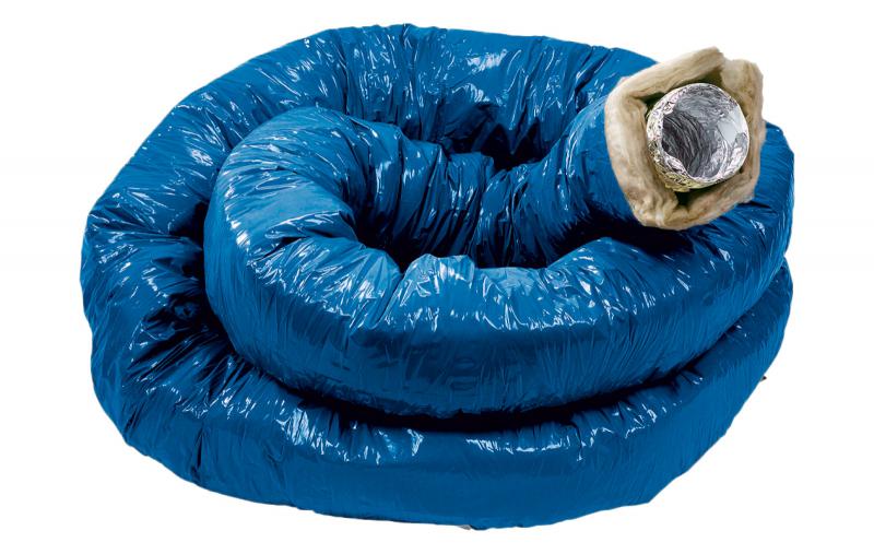 Photo T 127 R ALU CR25 10M- SPIREO Conduit souple renforcé calorifugé 25 mm D125 L10M | Ref : 425803