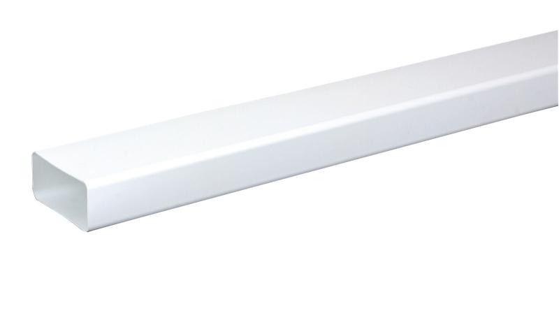 Photo Tr 55 x 110 p - 3m - tube rectangulaire plastique rigide section 55 x 110 | Ref : 460000