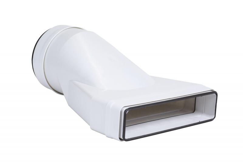 Photo Rmd 55x110x100 j - raccord mixte droit a joint section 55 x 110 en diamètre 100 | Ref : 460052