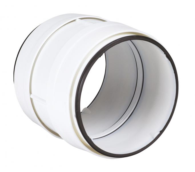 Photo Rdc 125 j - raccord droit circulaire pvc diam�tre 125 avec joint | Ref : 460061