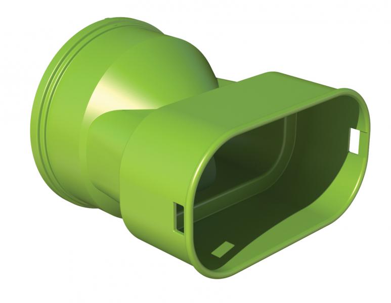 Photo Xac60x130 - adaptateur caisson pour reseaux clip & go section 60x130 | Ref : 464052