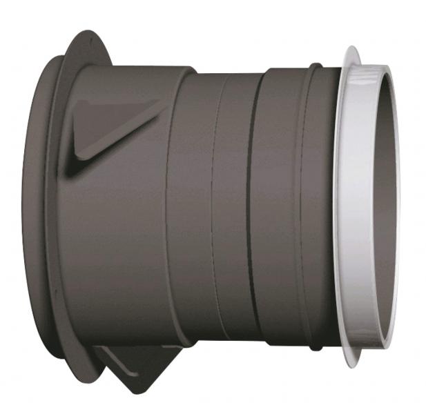 Photo M 125 p-l100 - manchon court � griffes avec manchette diam�tre 125 | Ref : 520025       