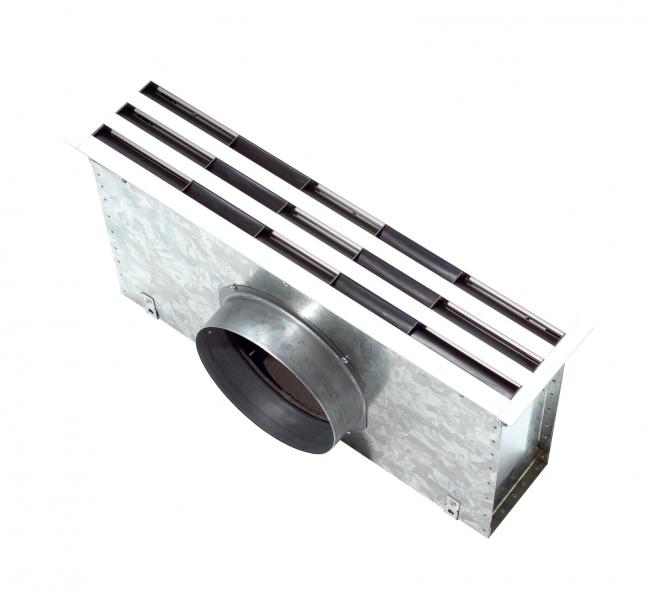 Photo Dfa-3f 900b - diffuseur 3fentes blanc+plenum lg900 | Ref : 528283