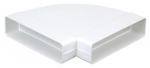 ATLANTIC CLIM ET VENTILATION Cav 55 x 110 - coude a angle variable rectangulaire section 55 x 110 460013