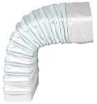 ATLANTIC CLIM ET VENTILATION Cav 55x220 - coude a angle variable rectangulaire section 55 x 220 460025