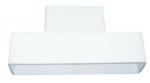 ATLANTIC CLIM ET VENTILATION Rr 55x220x110 - reduction rectangulaire plastique rigide section 55x220 / 55x110 460042