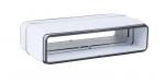 ATLANTIC CLIM ET VENTILATION Rd 55 x 110 j - raccord droit rectangulaire plastique rigide avec joint 55 x 110 460050