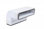 ATLANTIC CLIM ET VENTILATION Cv 55 x 220 j - coude vertical 90 rectangulaire section 55 x 220 avec joint 460057