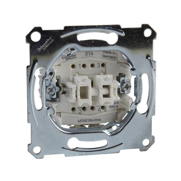 Photo System M - mécanisme double poussoir - 10A/250Vca - connexion rapide | Ref : MTN3155-0000