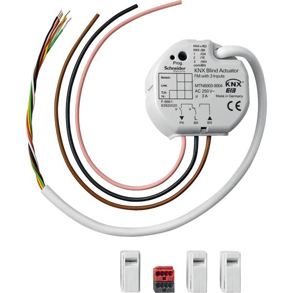 Schneider, KNX, Panjur Aktüatör, [MTN649808], Manüel Modlu REG-K/2x/10