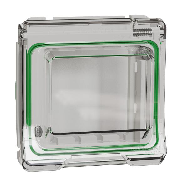Photo Mureva Styl - Adaptateur pour fonction 45X45 - composable - IP55 - IK07 - blanc | Ref : MUR39110