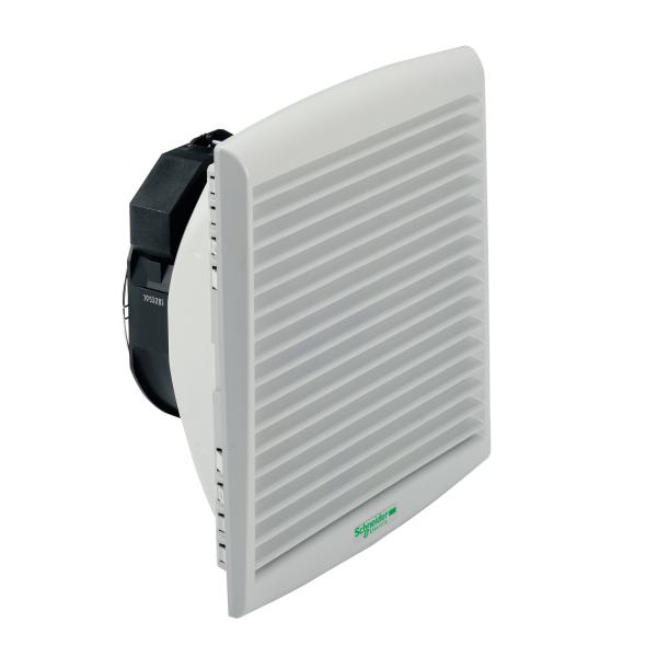 Photo ClimaSys CV - ventilateur - 300m3/h - 230V - IP54 - avec grille et filtre G2 | Ref : NSYCVF300M230PF