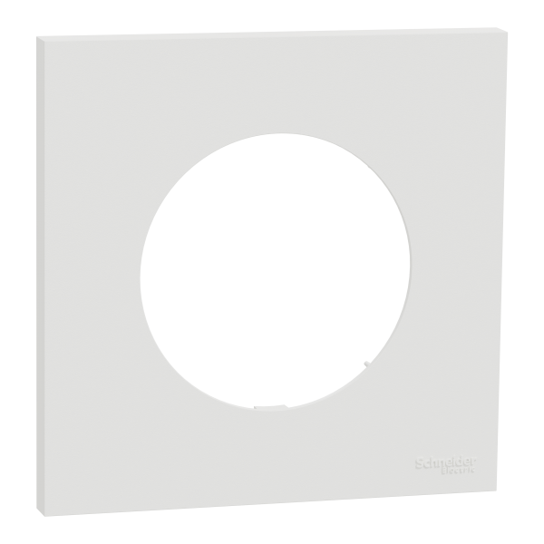 Photo New Odace  - lot de 168 plaques de finition 1 poste S920702 - couleur Blanc craie | Ref : S920702P