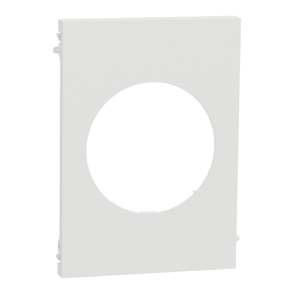 Photo New Odace  Architecte - plaque de finition centrale - couleur Blanc craie | Ref : S920801