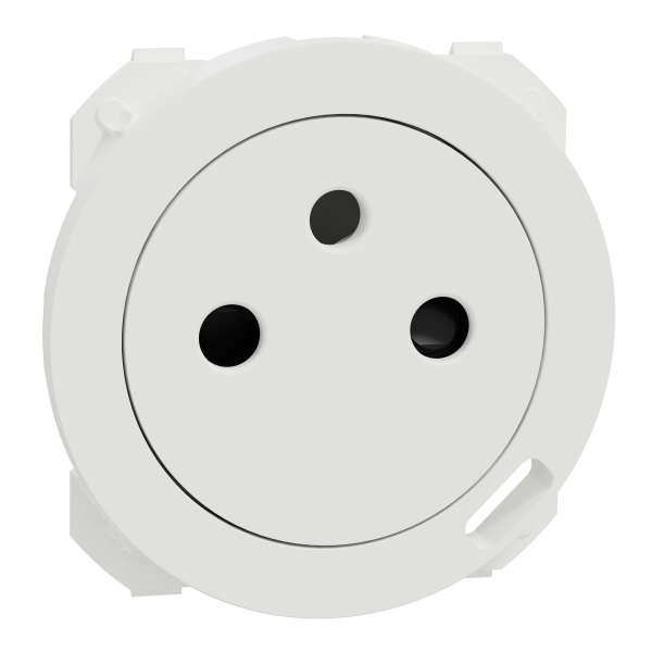 Photo New Odace  - enjoliveur seul - pour prise affleurante et chargeur USB-C - blanc craie | Ref : S929040