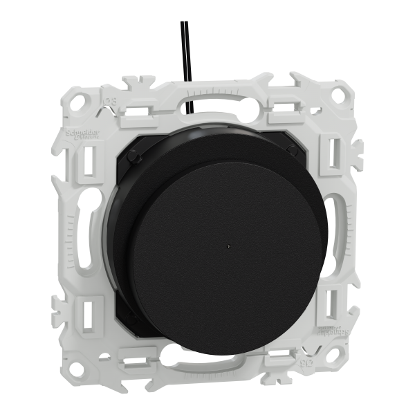 Photo New Odace  - interrupteur  carte - LED localisation incluse - 10AX - noir onyx | Ref : S940283