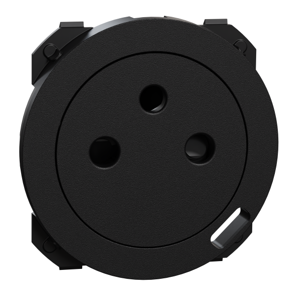 Photo New Odace  - enjoliveur seul - pour prise affleurante et chargeur USB-C - noir onyx | Ref : S949040