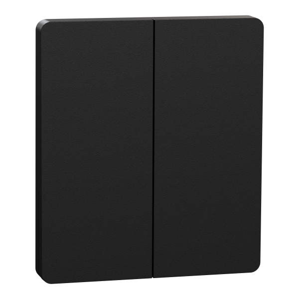 Photo New Odace  Architecte Intgral - enjo et plaque - pour VV ou BP double - Noir onyx | Ref : S949224