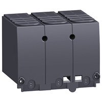 Photo Compact NSX100-250 - 1 cache-borne long pour disjoncteur ou socle - 3P | Ref : LV429517