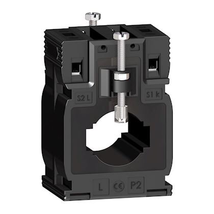 Photo PowerLogic - transformateur d'intensité - DIN 250/5A -câble<27-barre 10x32 15x25 | Ref : METSECT5MA025
