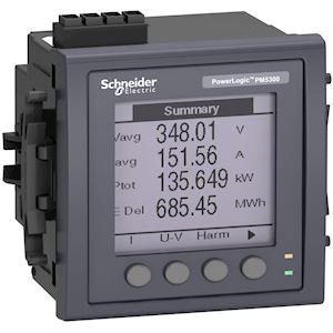 Photo PowerLogic - centrale de mesure - PM5310 - Modbus - mmoire - 2E/2S | Ref : METSEPM5310