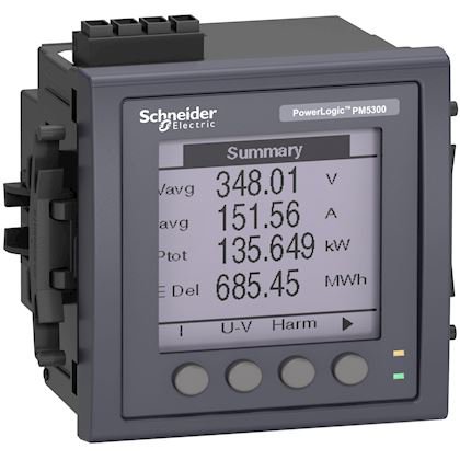 Photo PowerLogic - centrale de mesure - PM5320 - Ethernet - mémoire - 2E/2S | Ref : METSEPM5320